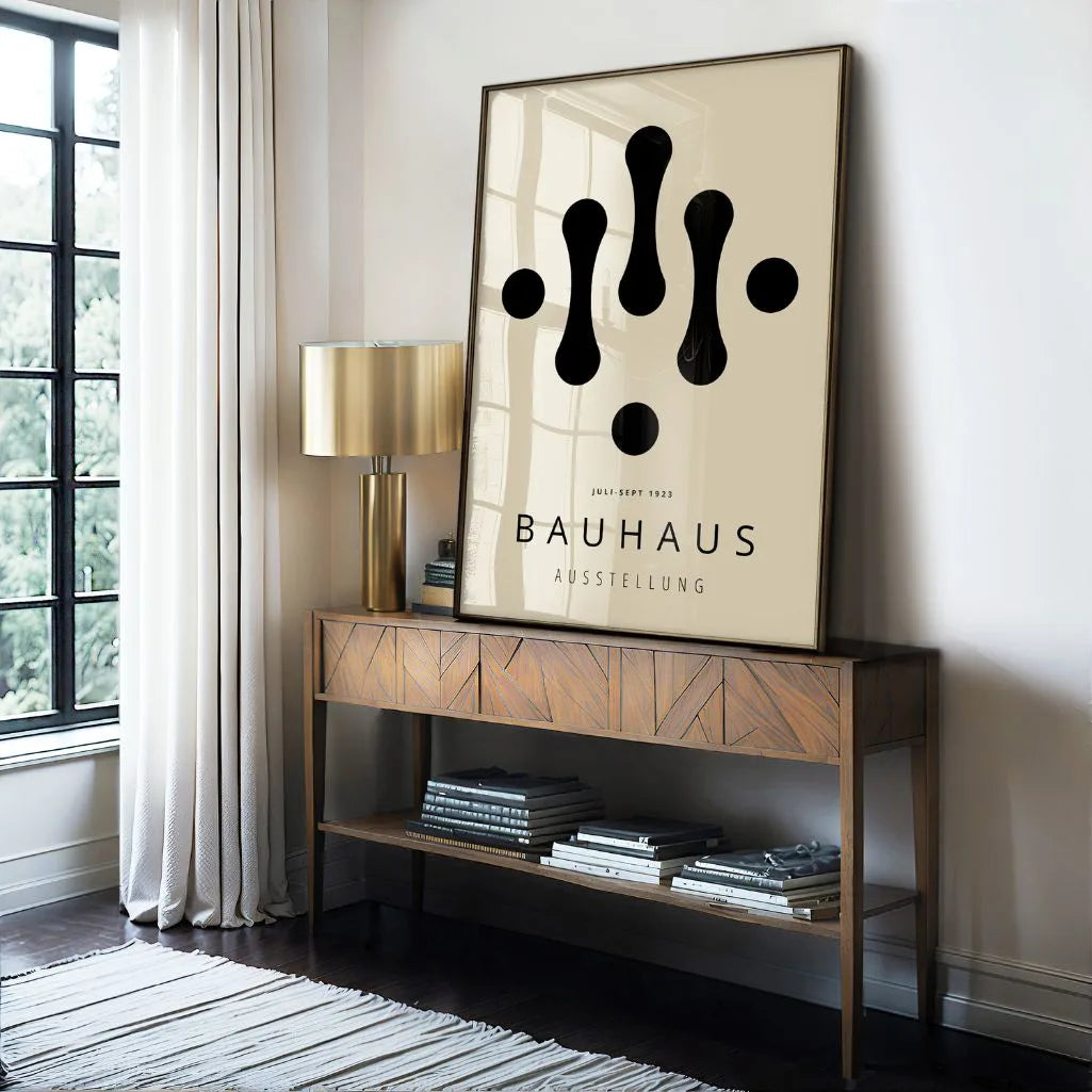 Bauhaus Druppels Geometrie Poster