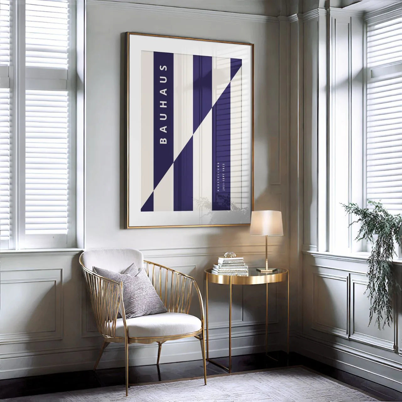 Bauhaus Strakke Snede Poster