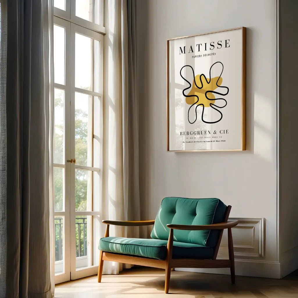 Matisse Mosterdaccent Vorm Poster