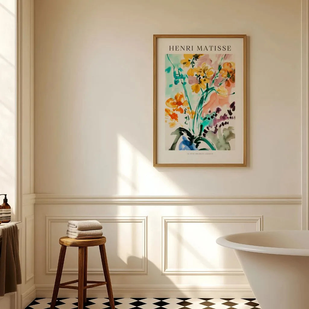 Matisse Aquarel Boeket Poster
