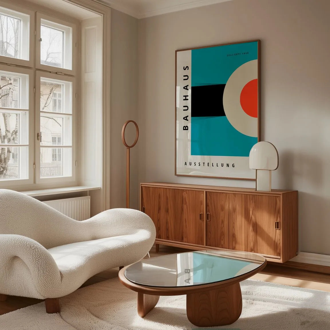 Bauhaus Hemelsblauw Poster
