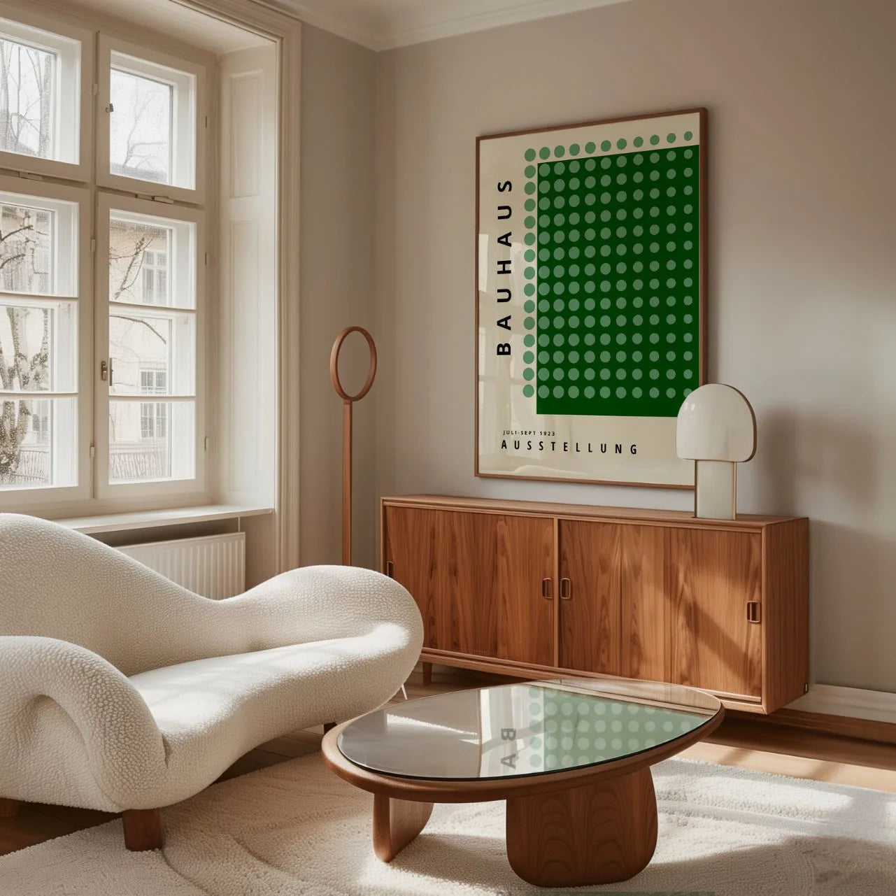 Bauhaus Groen Balans Poster