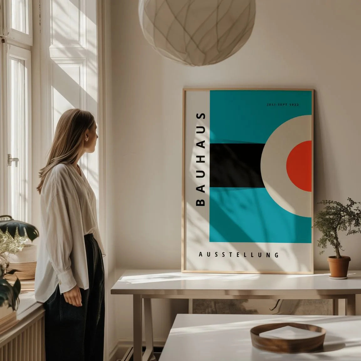 Bauhaus Hemelsblauw Poster