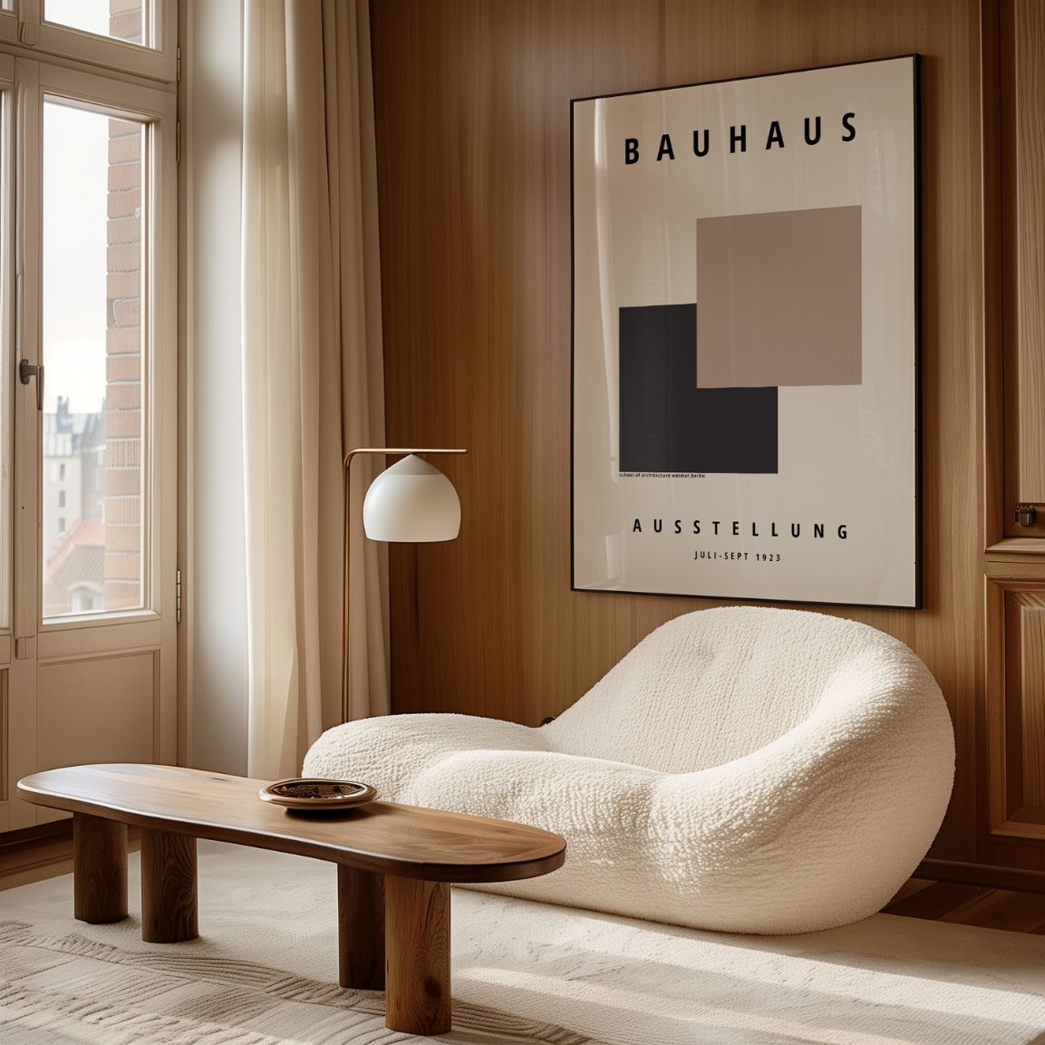 Bauhaus Vierkant Geometrie Poster