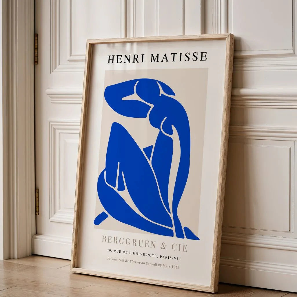 Matisse Nu Bleu Diepblauw Poster
