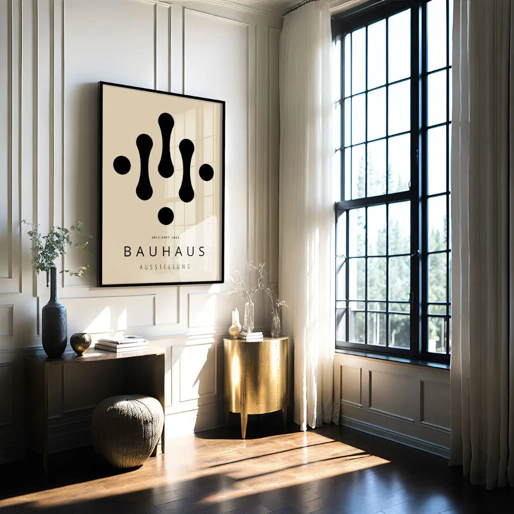 Bauhaus Druppels Geometrie Poster