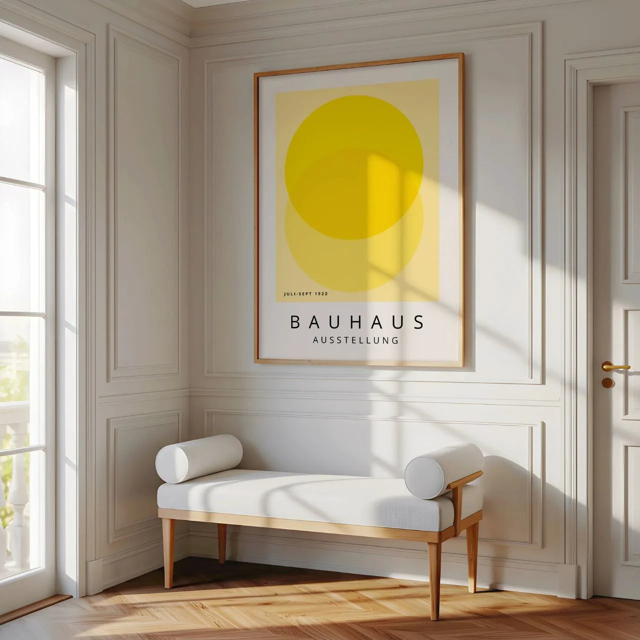 Bauhaus Geel Licht Poster