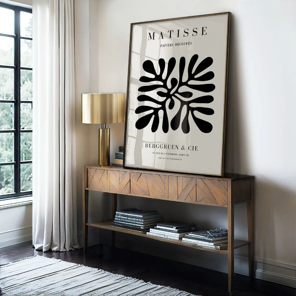 Henri Matisse – Minimalistisch Poster Beige & Zwart
