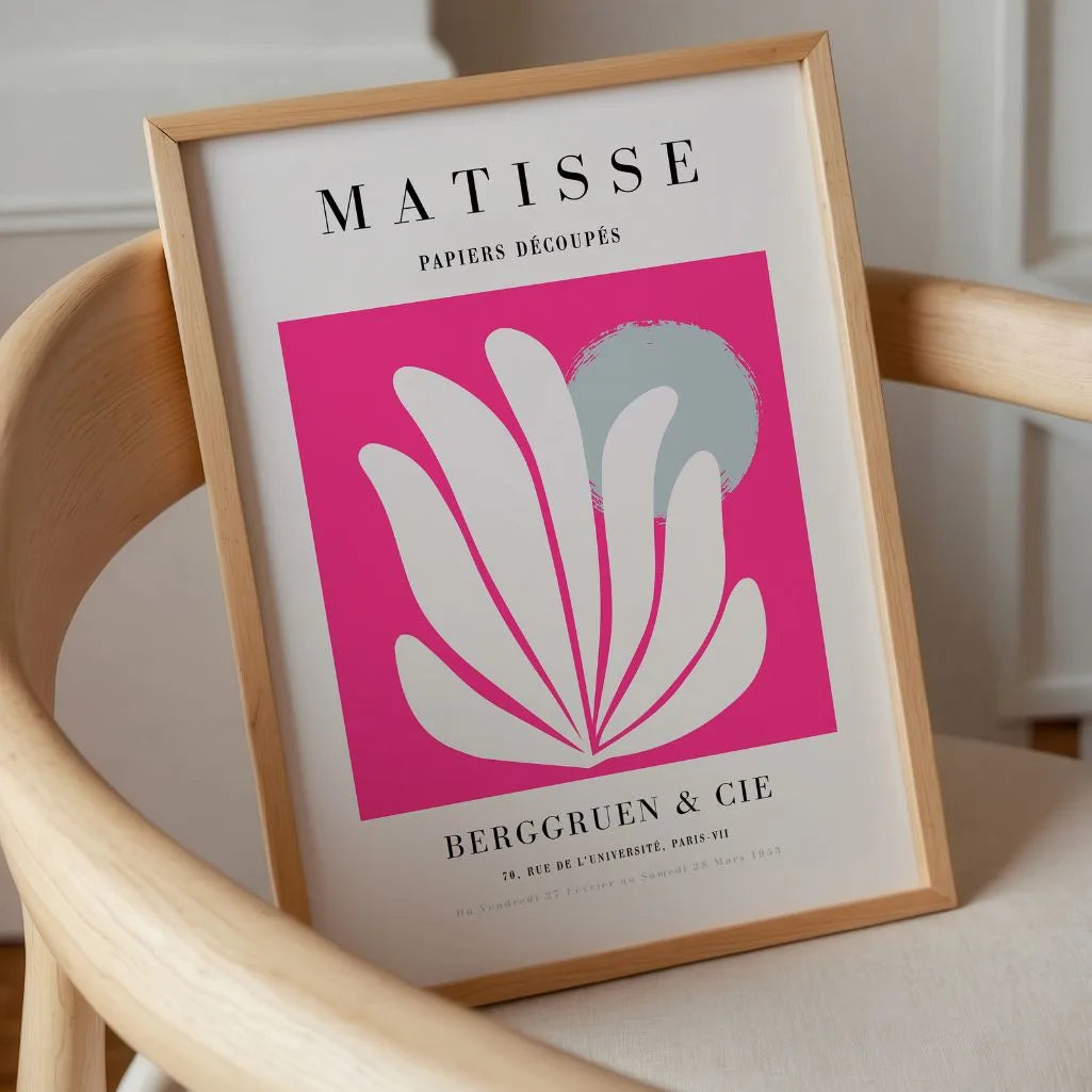 Matisse Fuchsia Statement Poster