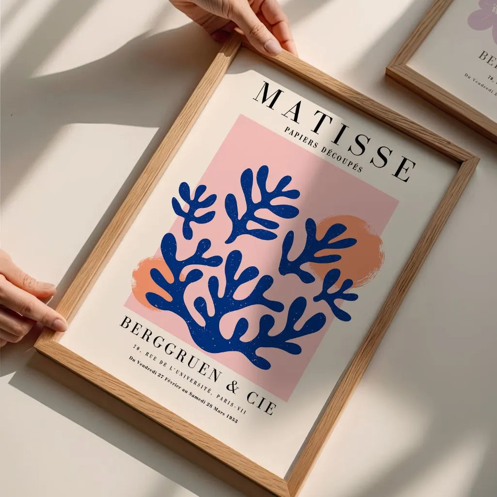 Matisse Koraal Blauw Poster