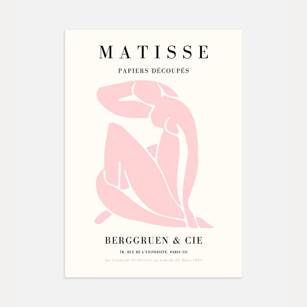Henri Matisse Nu Bleu Roze Poster