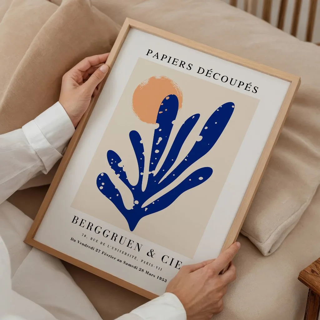 Matisse Diepblauw Zon Poster