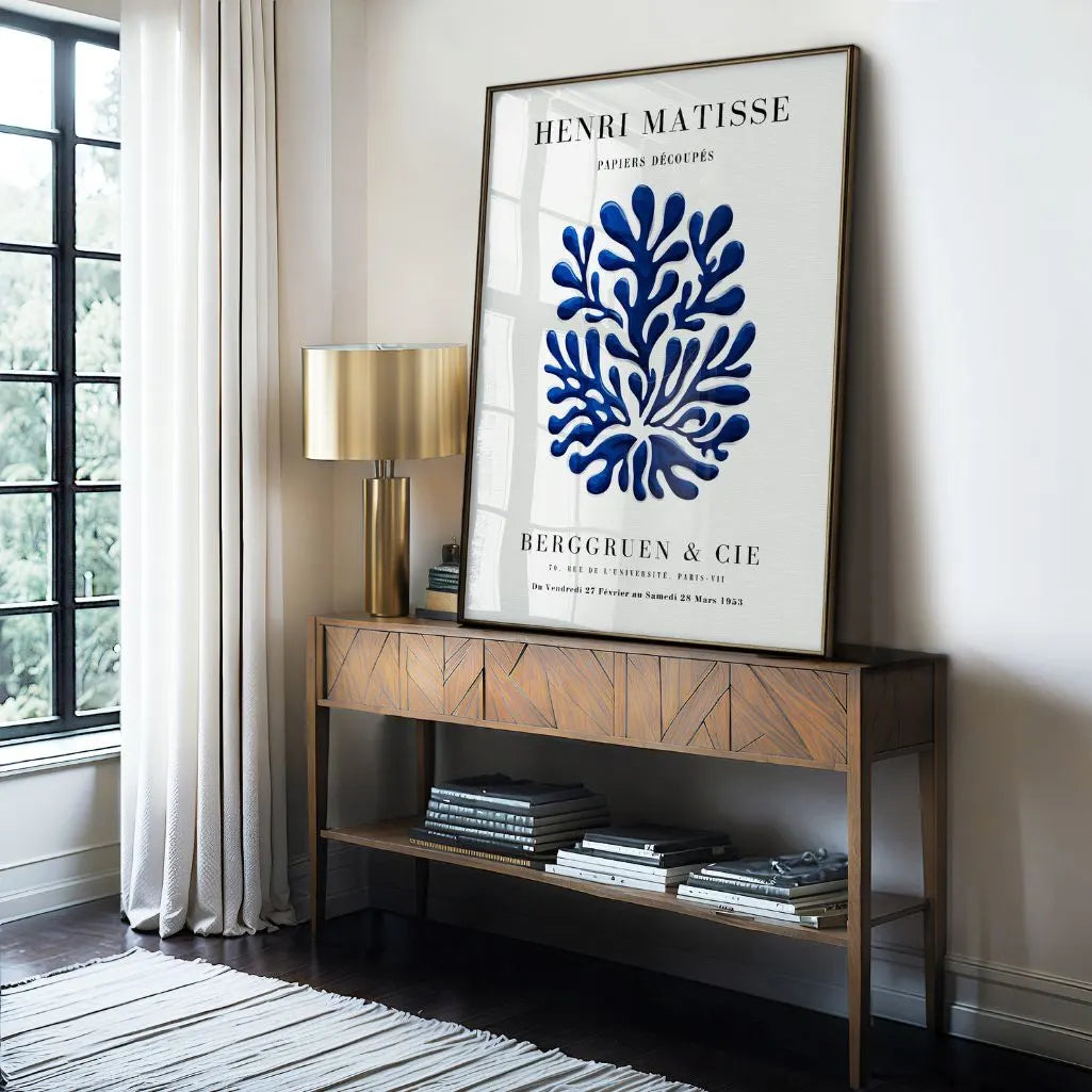 Matisse Blauw Vorm Poster