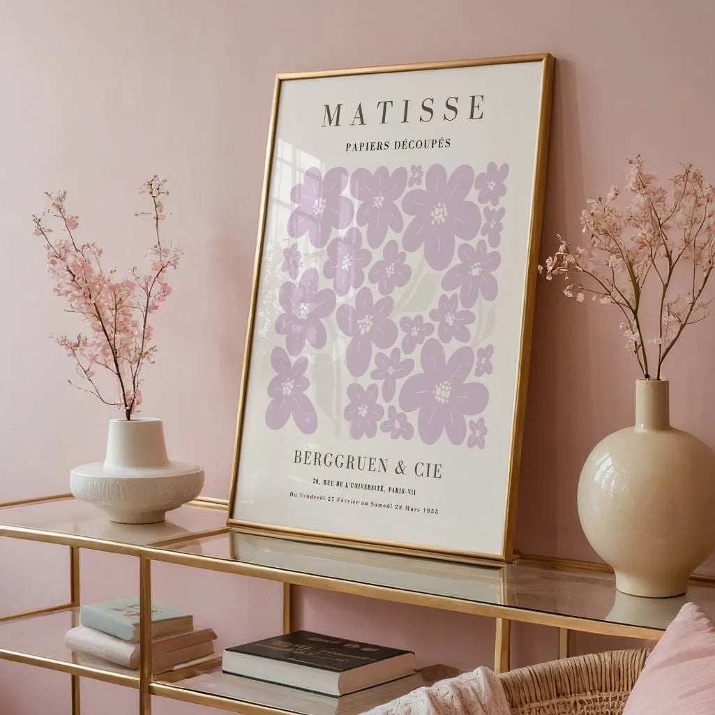 Matisse Lila Rust Poster
