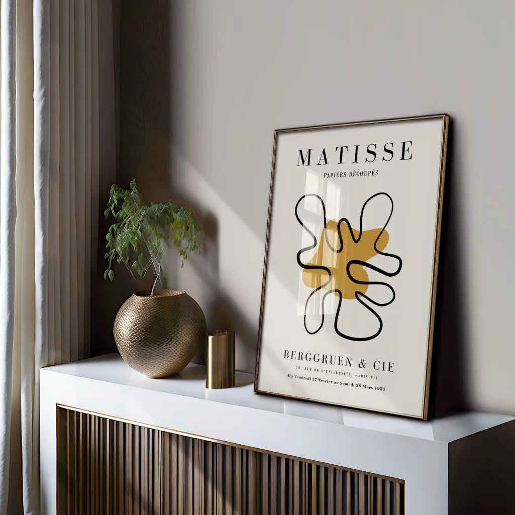 Matisse Mosterdaccent Vorm Poster