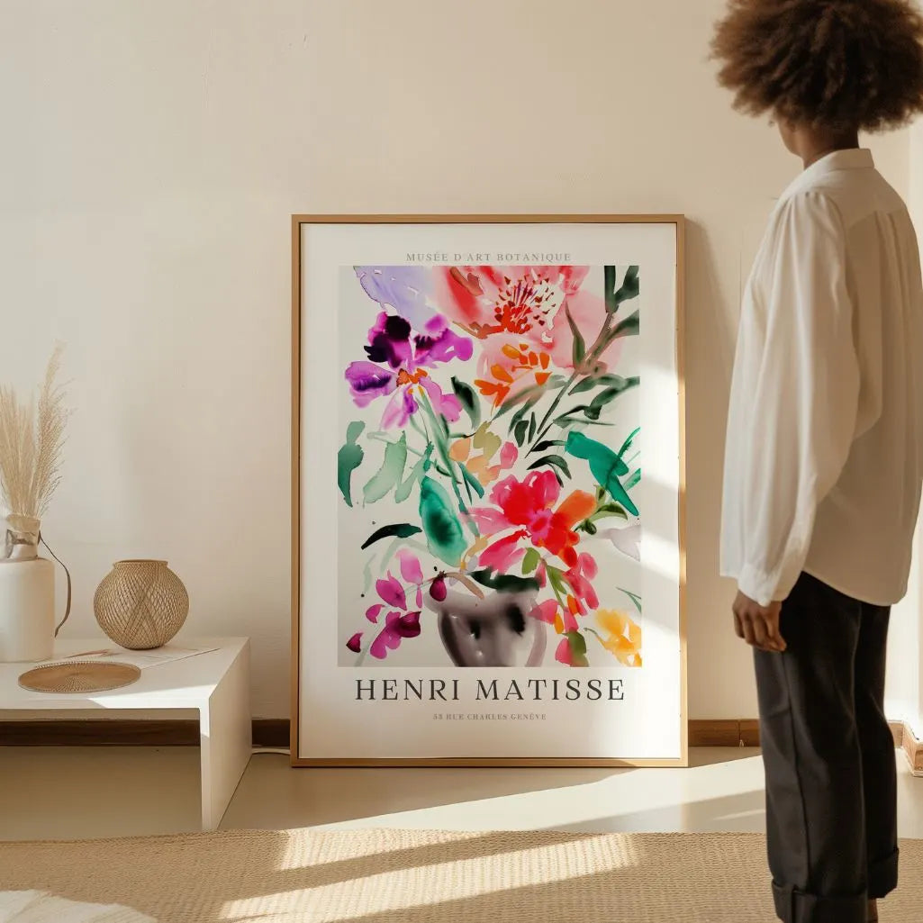 Matisse Aquarel Boeket Poster
