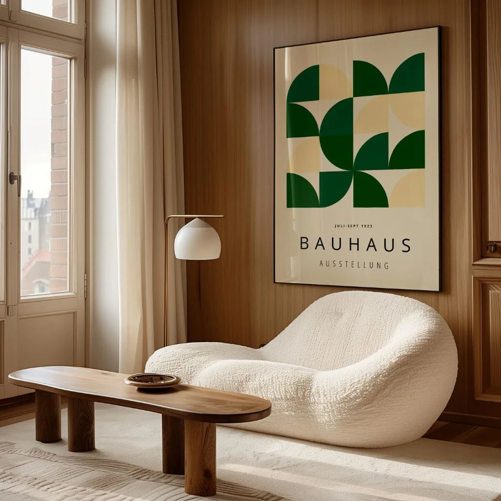 Bauhaus Groen Rust Poster