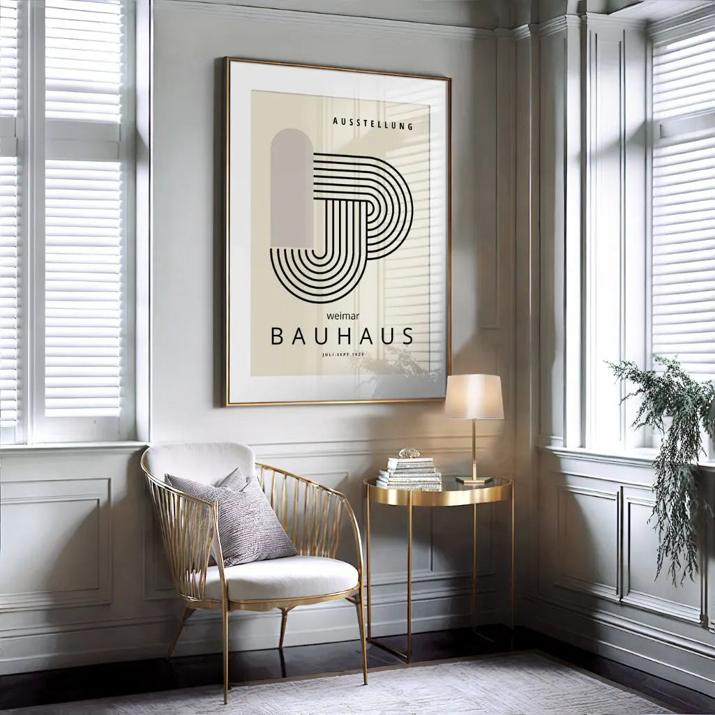 Bauhaus Lijnknoop Poster