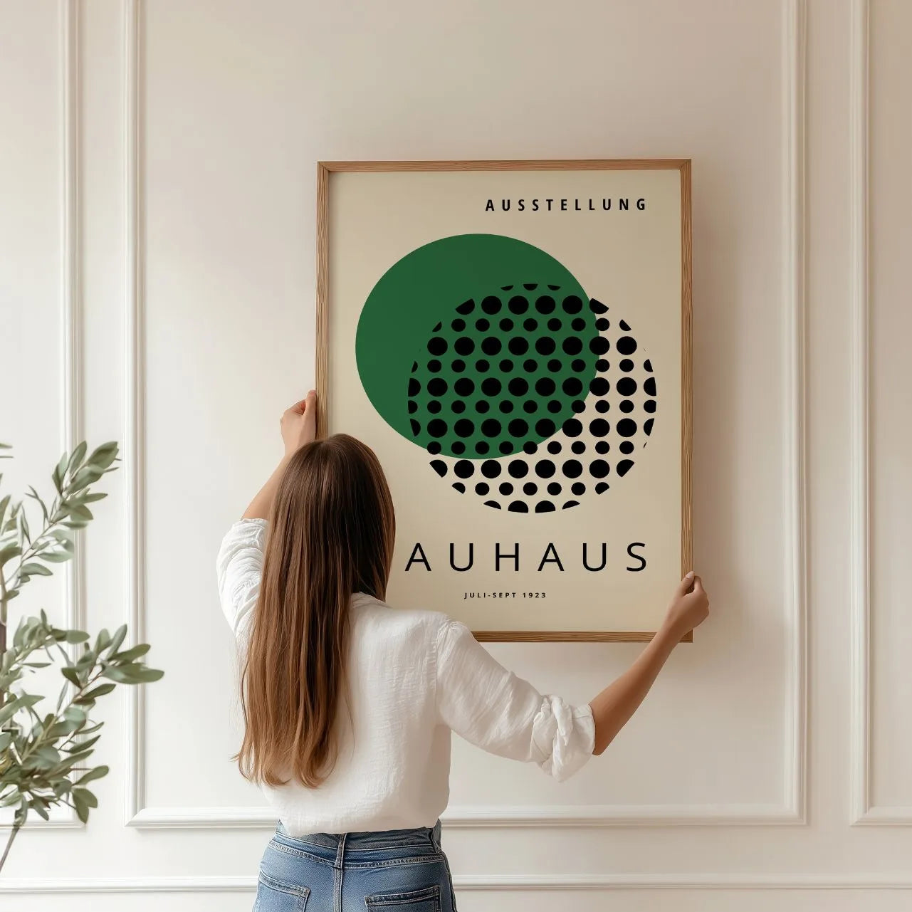 Bauhaus Stippen Balans Poster