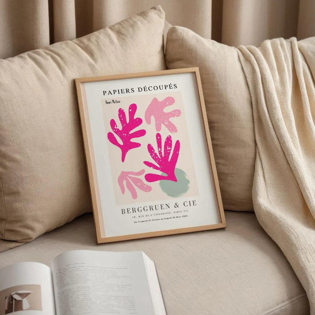 Matisse Roze Vrolijk Poster