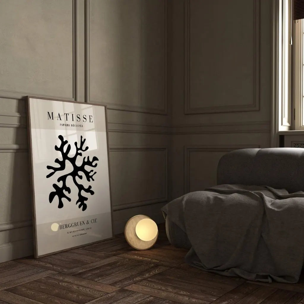 Matisse Zwart Koraalrif Poster