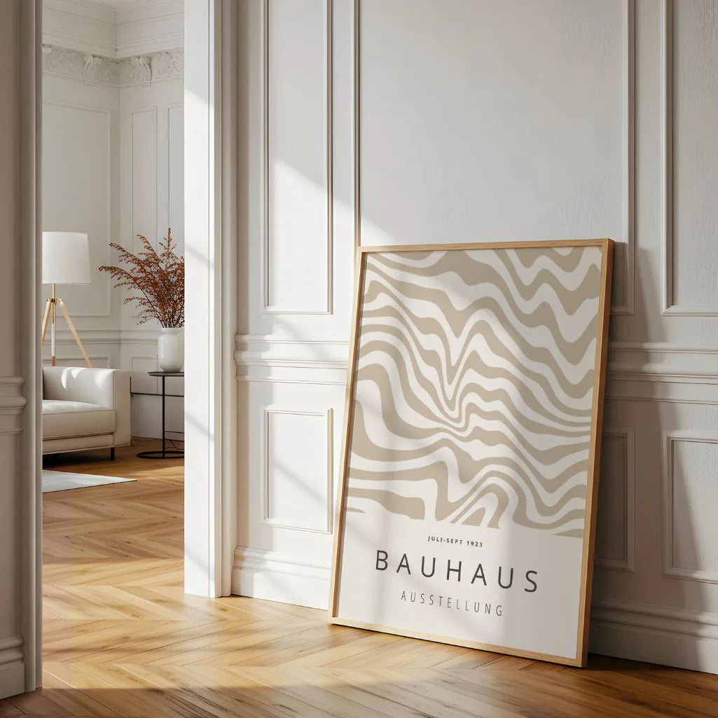 Bauhaus Zachte Golven Poster