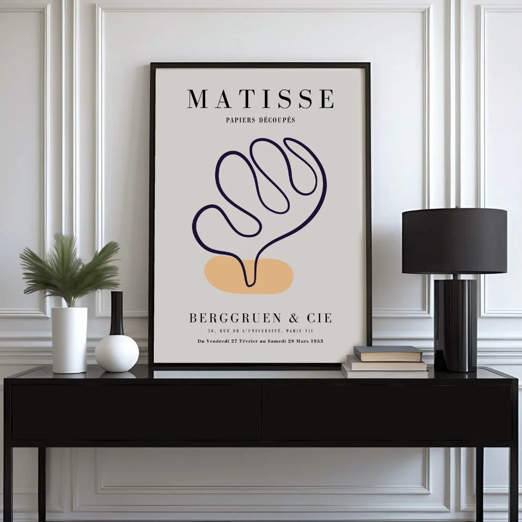 Matisse Oranje Accent Vorm Poster
