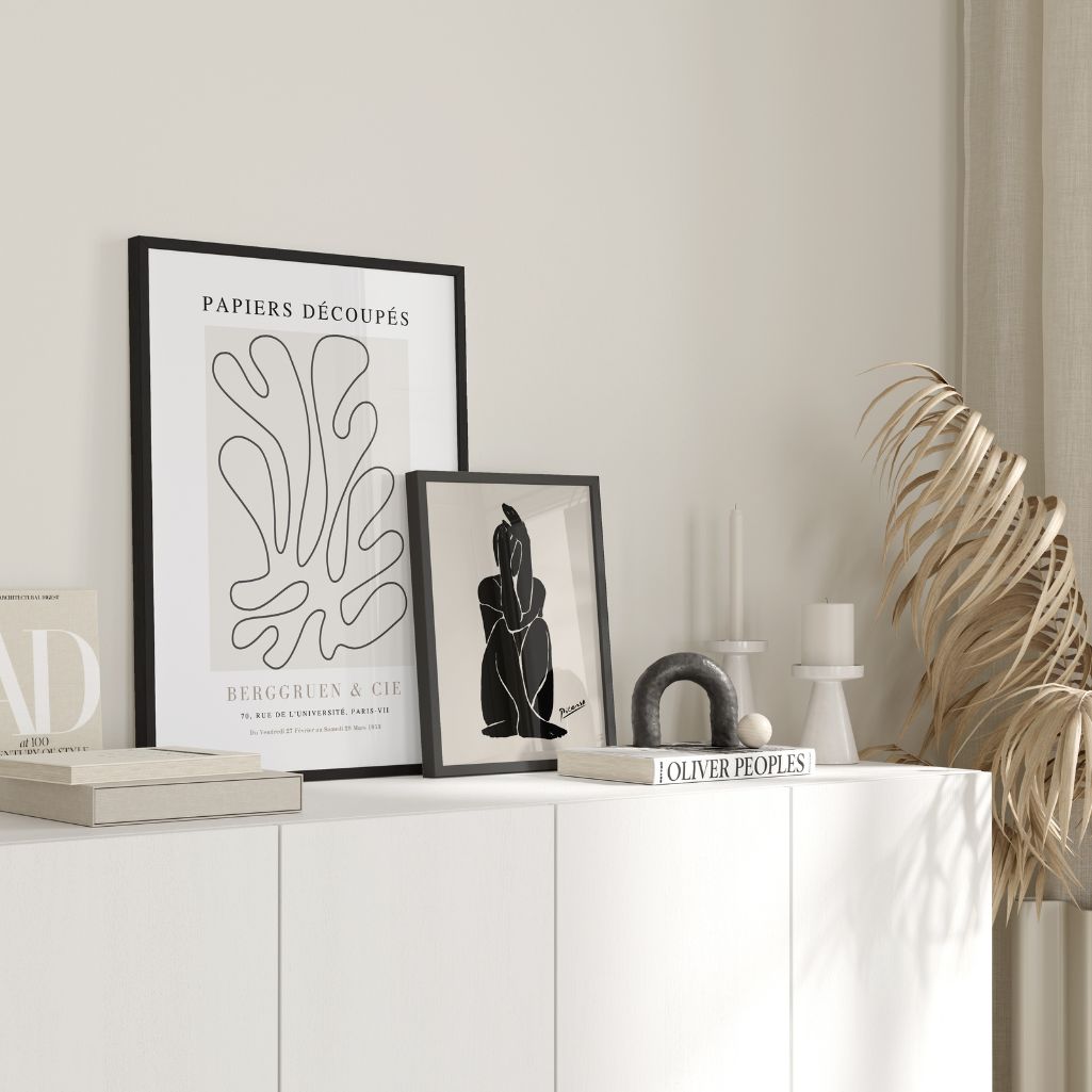 Matisse Koraal Lijntekening Poster