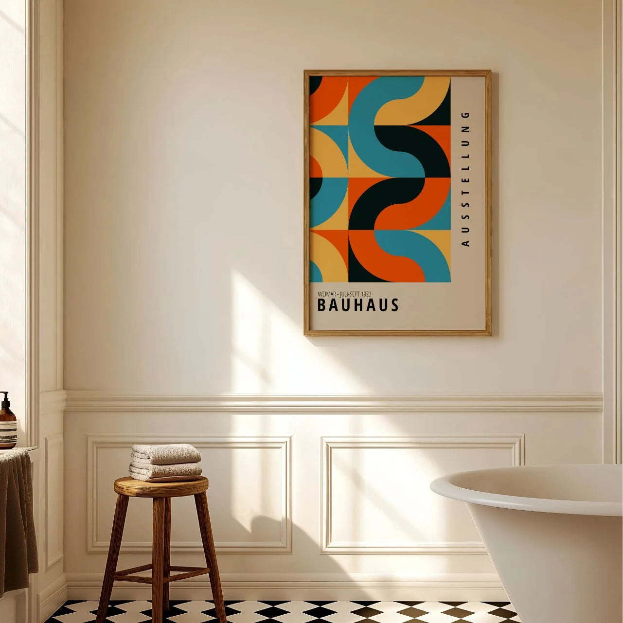 Bauhaus Golvende Energie Poster