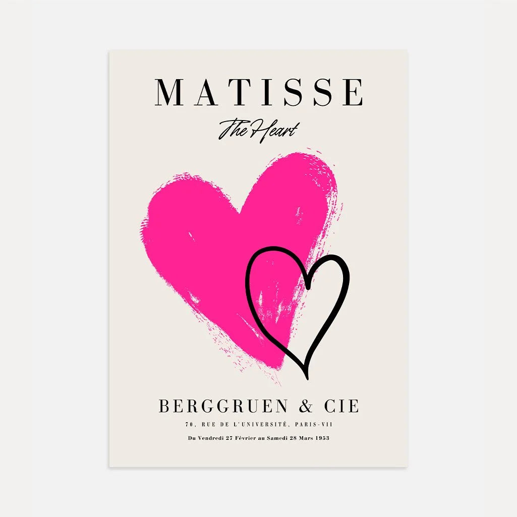Henri Matisse Het Hart Poster