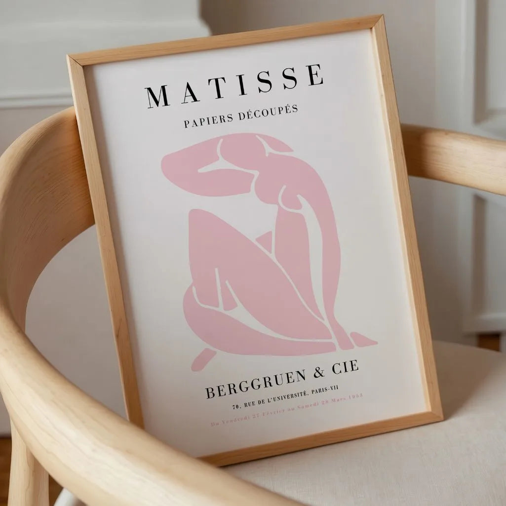 Henri Matisse Nu Bleu Roze Poster