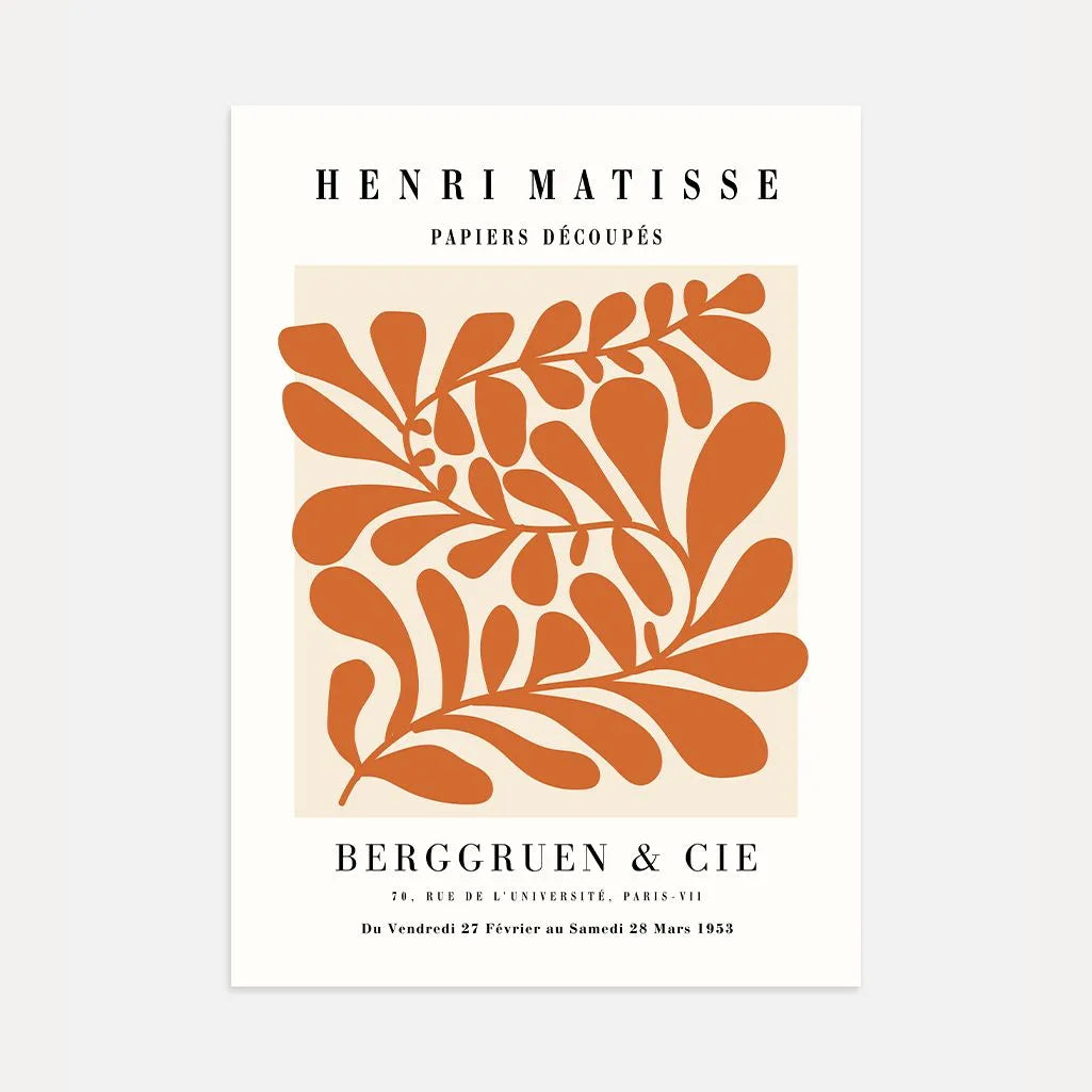 Matisse Terracotta Harmonie Poster