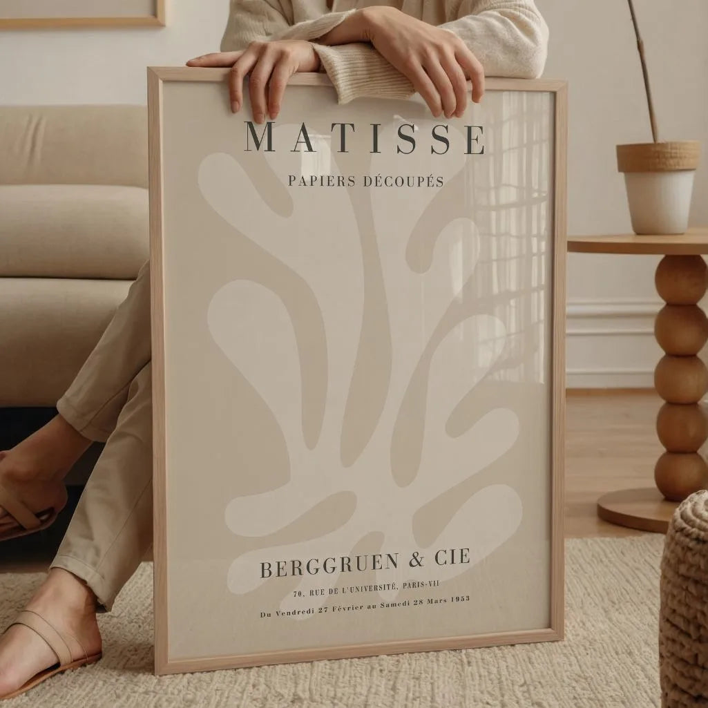 Matisse Beige Rust Poster