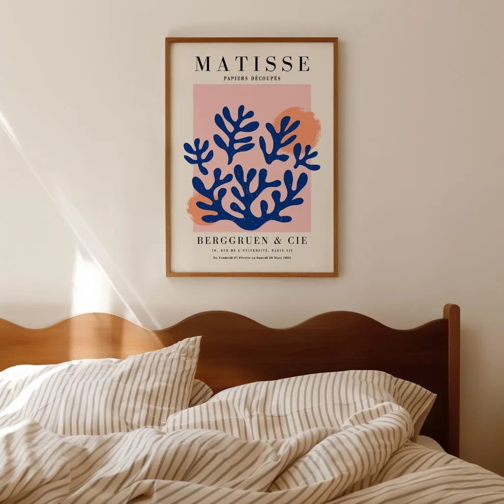 Matisse Koraal Blauw Poster