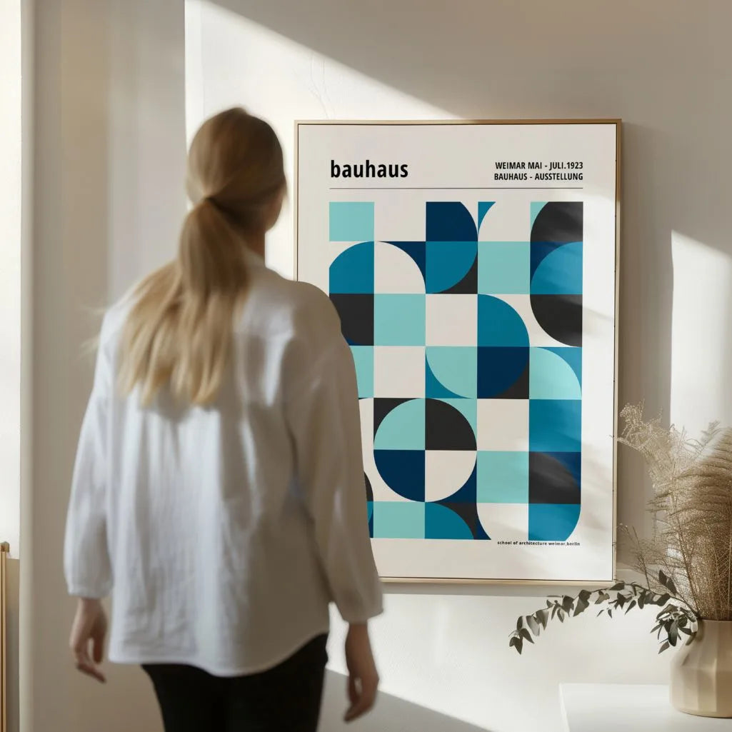 Bauhaus Blauwe Orde Poster