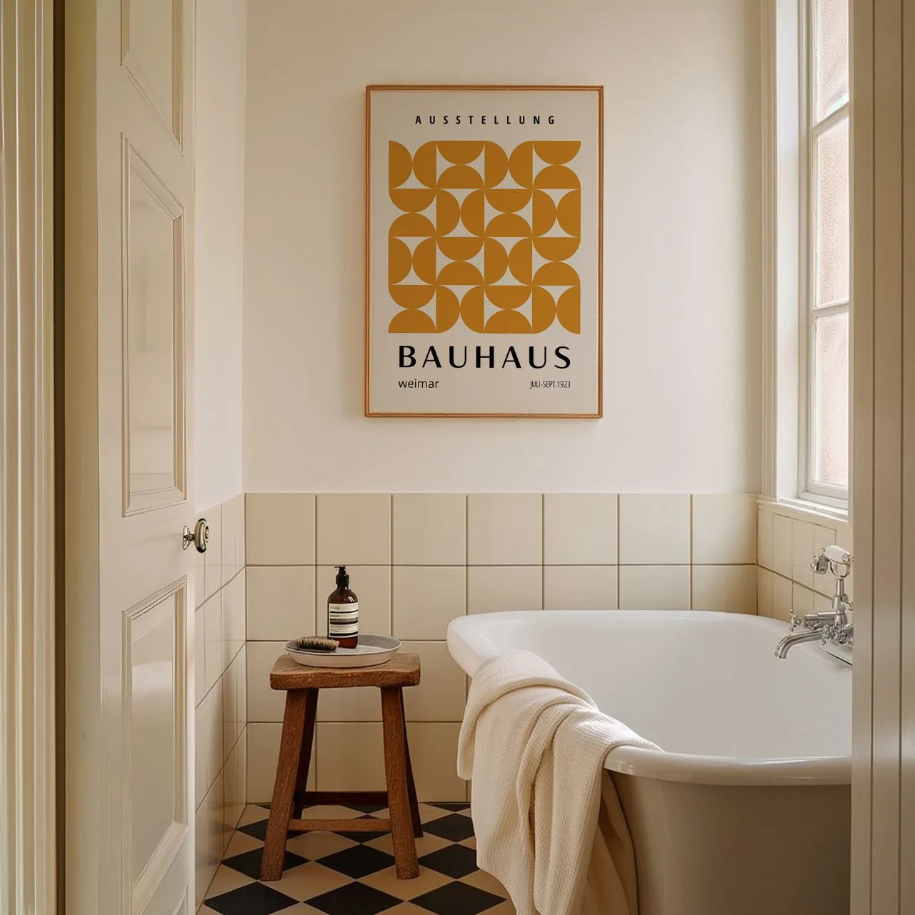 Bauhaus Goud Warmte Poster