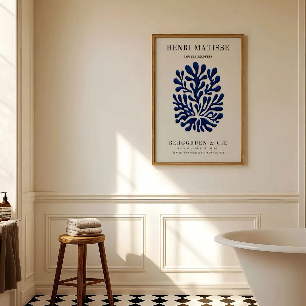 Matisse Blauw Vorm Poster