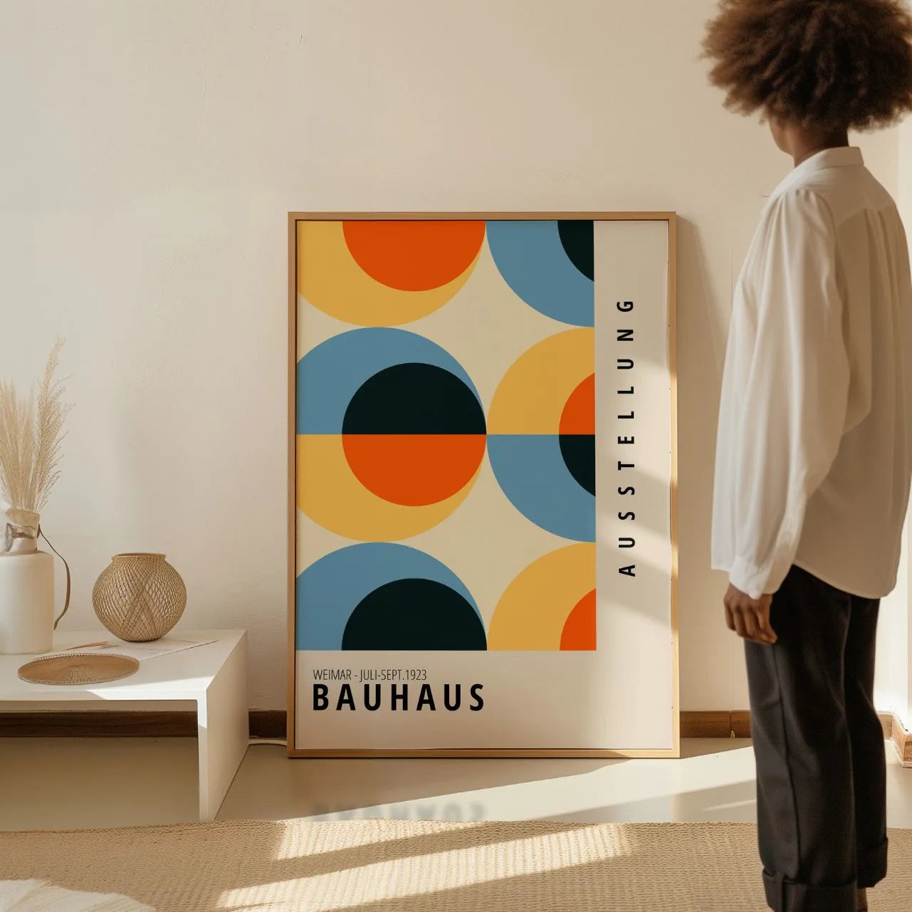 Bauhaus Retro Kleuren Poster
