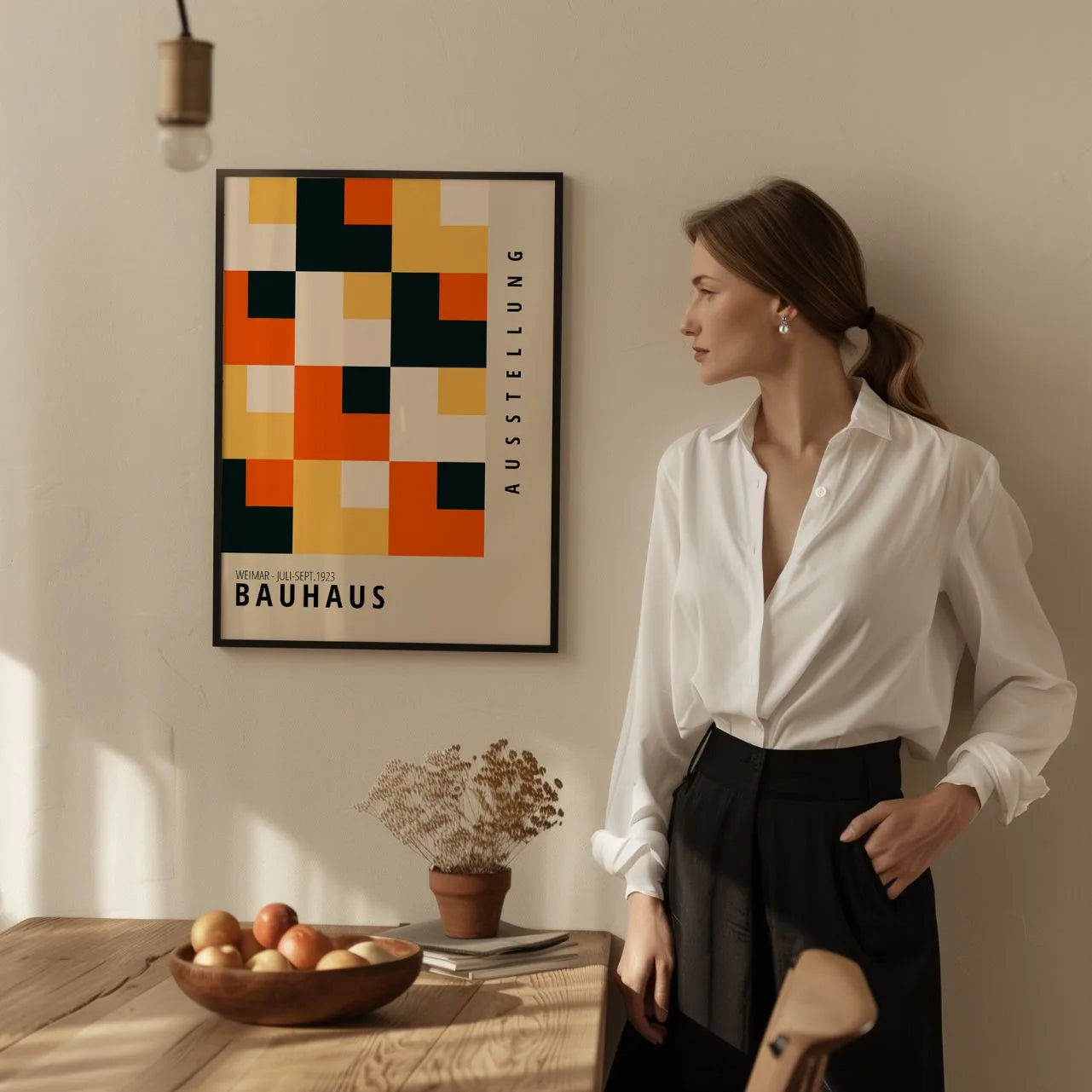 Bauhaus Kleurmozaïek Poster