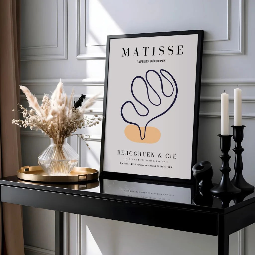 Matisse Oranje Accent Vorm Poster