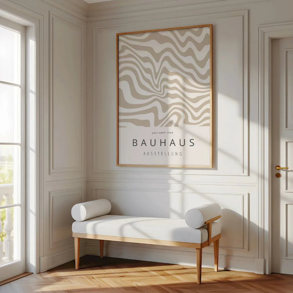Bauhaus Zachte Golven Poster
