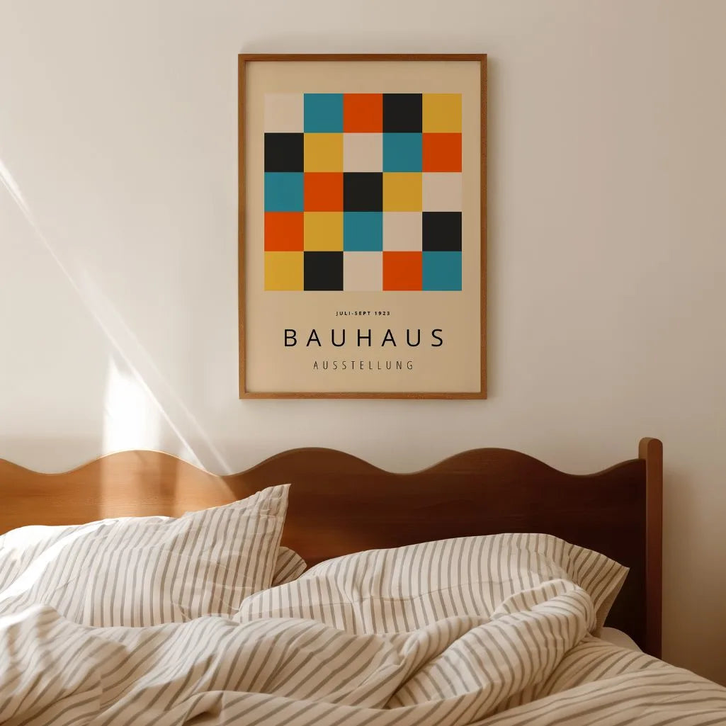 Bauhaus Kleurblokken Poster