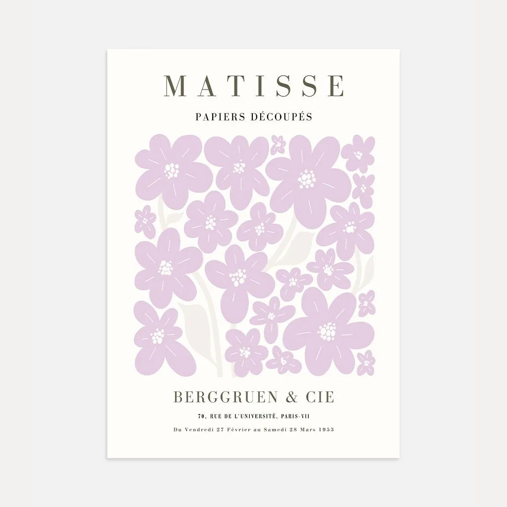 Matisse Lila Rust Poster