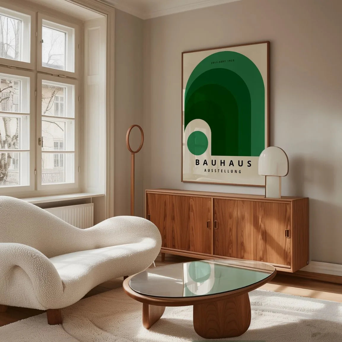 Bauhaus Groene Regenboog Poster