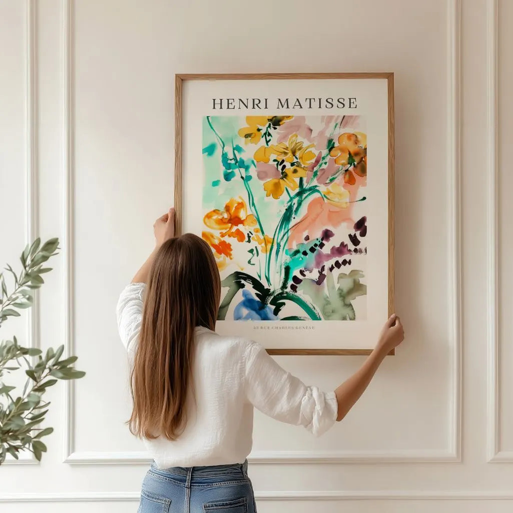 Matisse Aquarel Boeket Poster