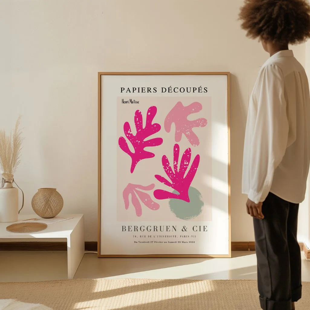 Matisse Roze Vrolijk Poster