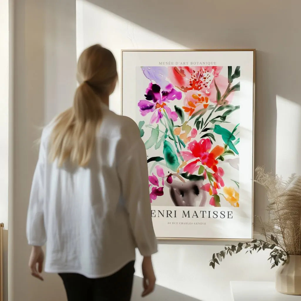 Matisse Aquarel Boeket Poster