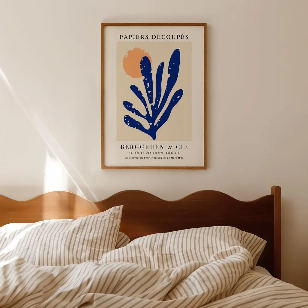 Matisse Diepblauw Zon Poster