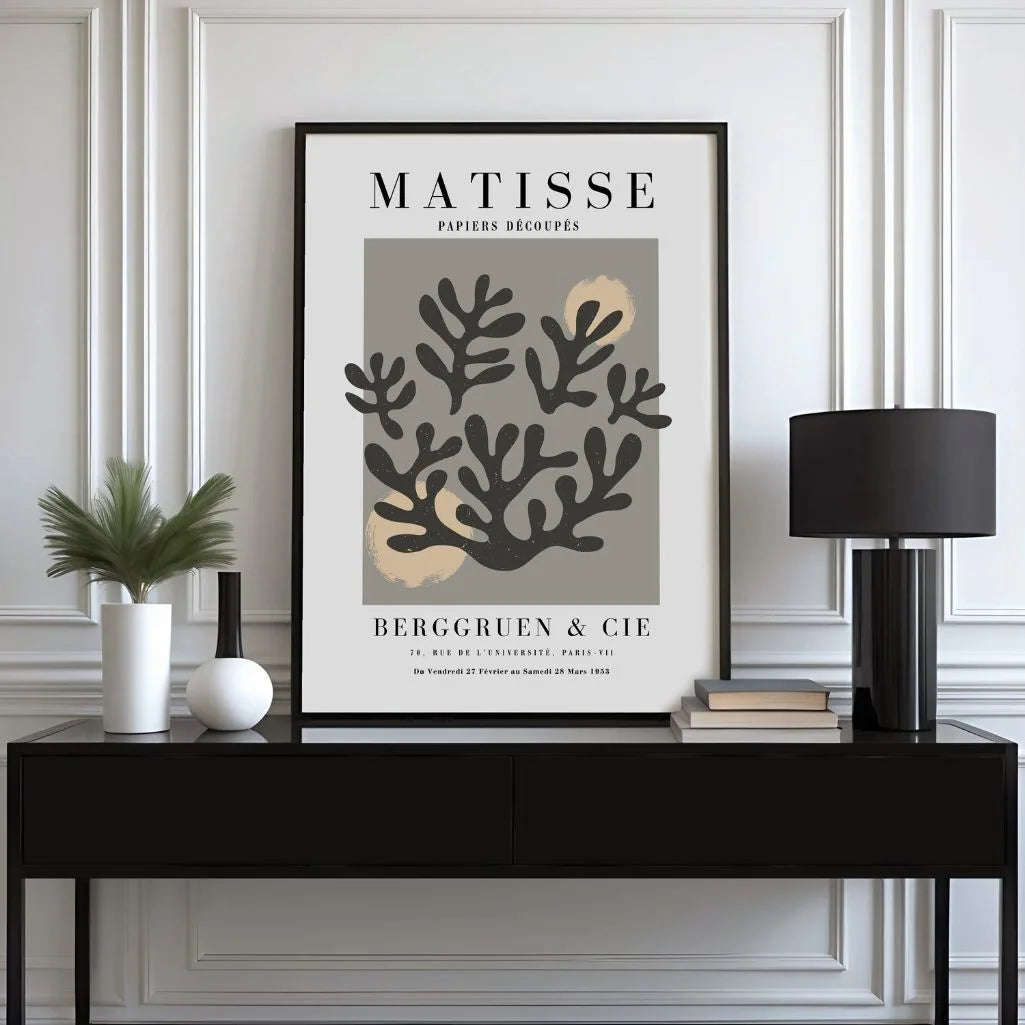 Matisse Grijze Koralen Poster