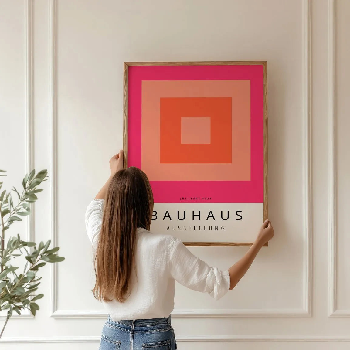 Bauhaus Oranje Poster
